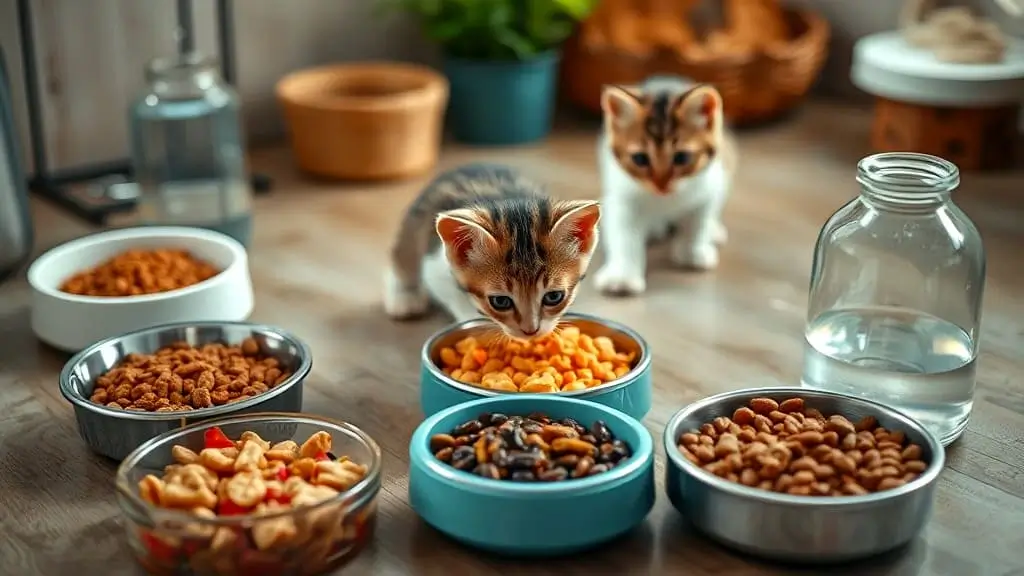 7 week old kitten diet and feeding