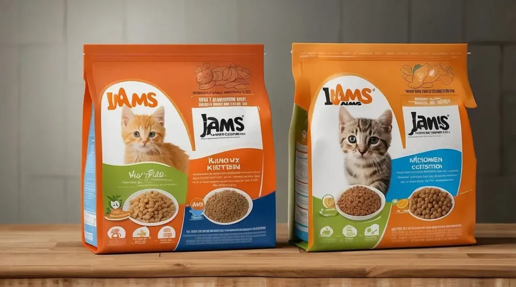 comparing dry vs wet iams kitten food