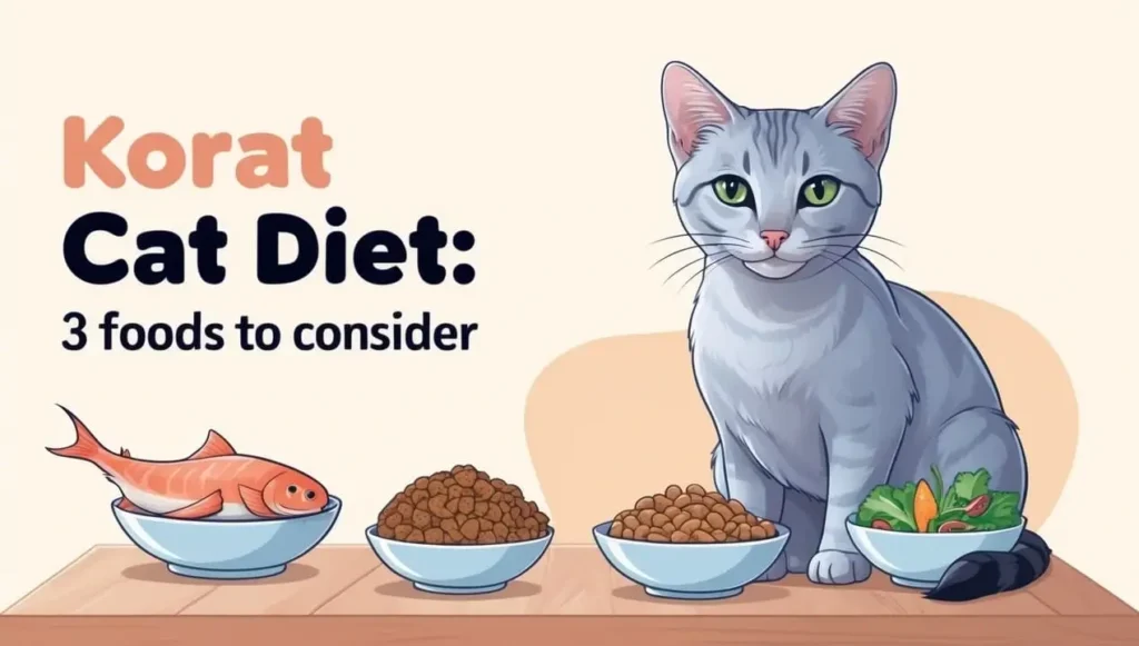 Korat cat diet- foods to consider