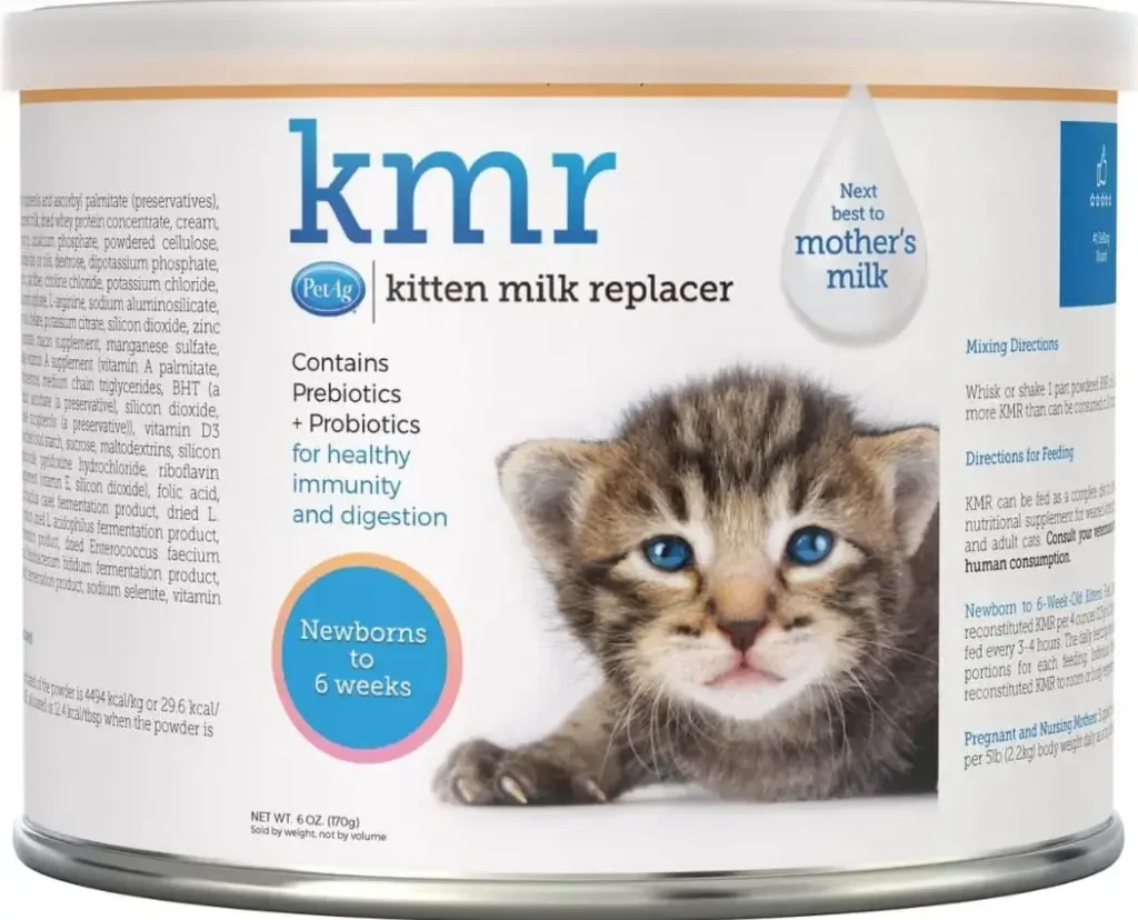 KMR kitten milk - product front photo