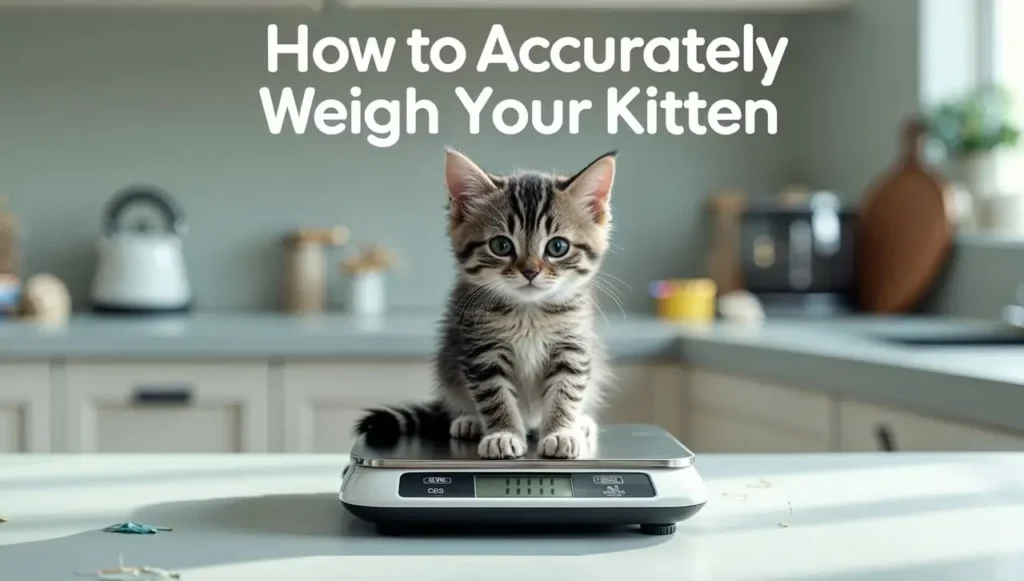 kitten weight by age - how to accurately weigh your kitten