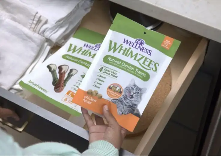 wellness kitten food - dental treats