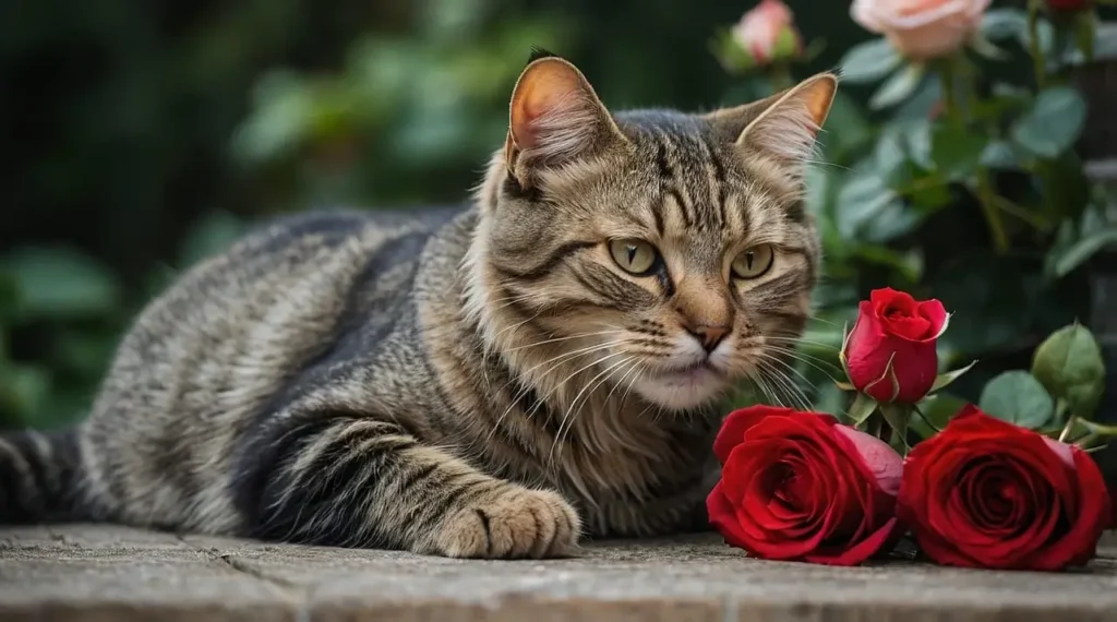 are roses toxic to cats - signs your cat may have eaten roses