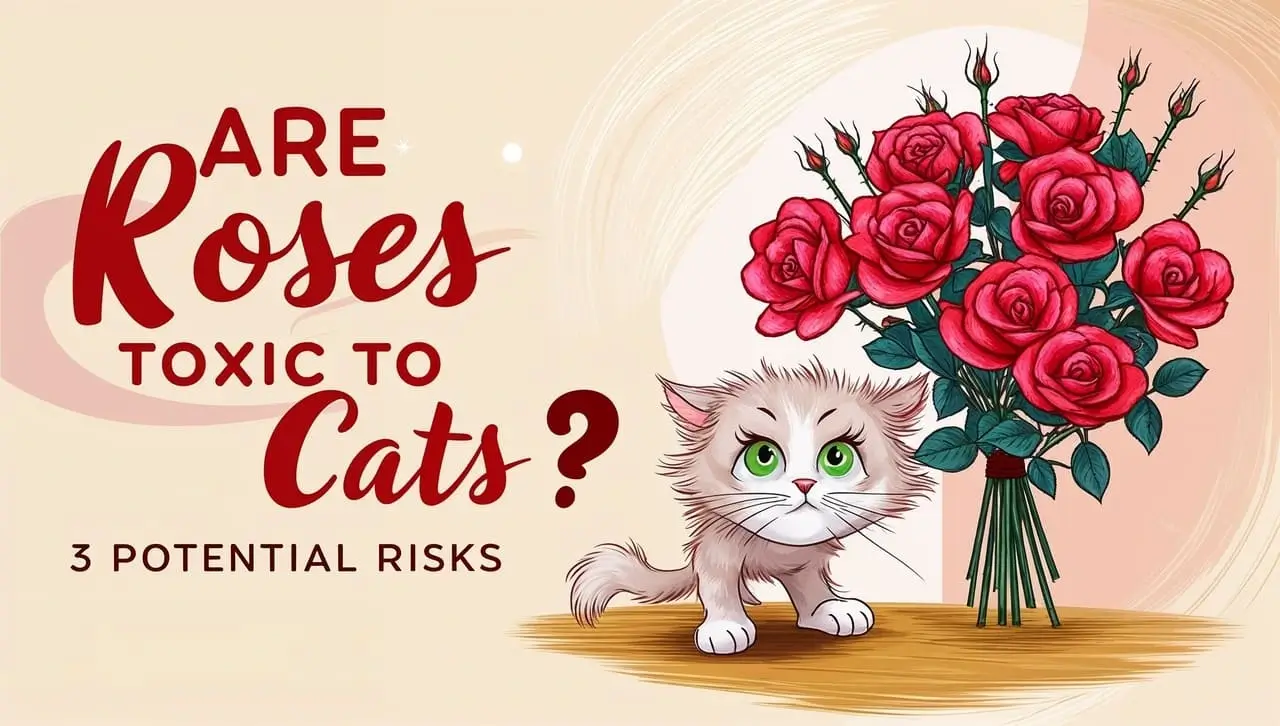 are roses toxic to cats