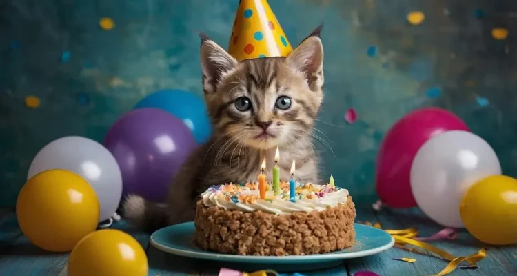 happy birthday kitten