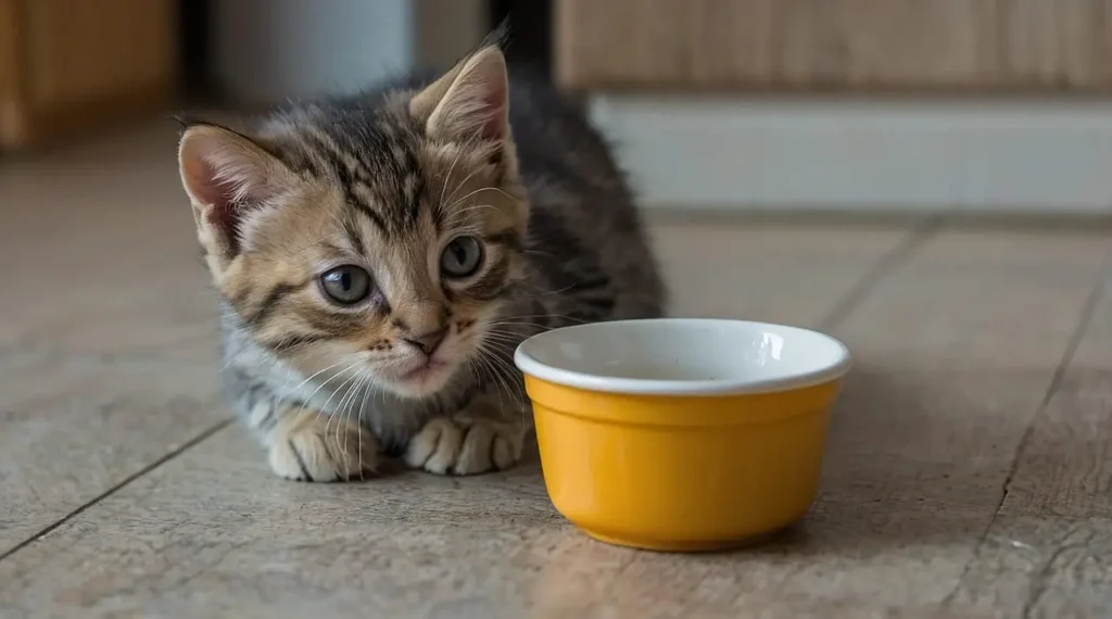 how my kitten responded to weruva kitten food