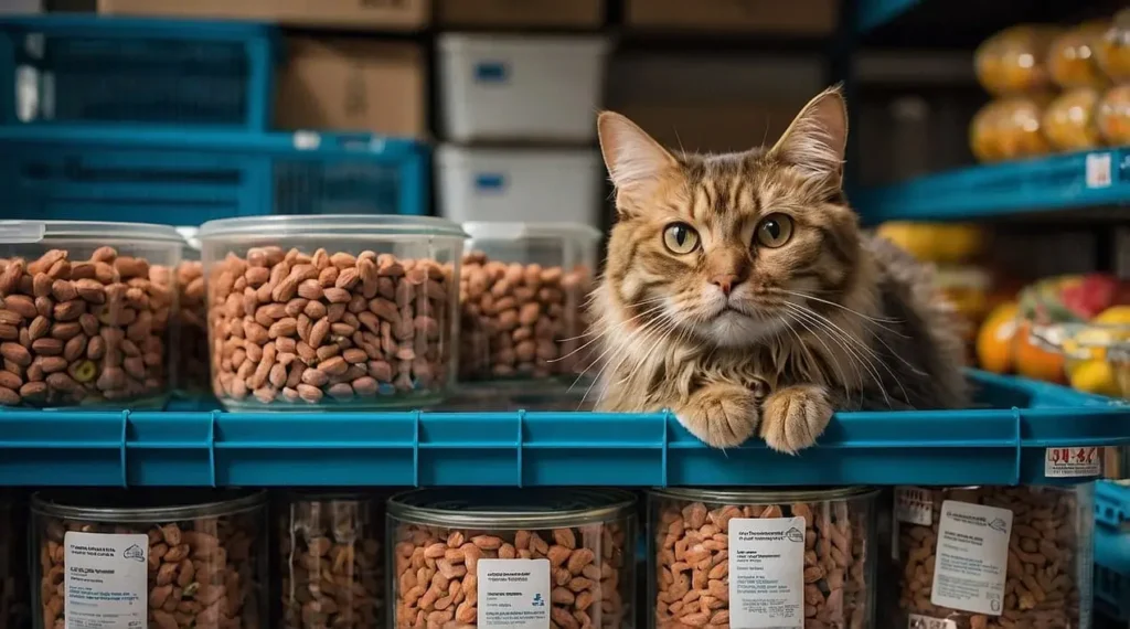 storage and handling of fresh cat food