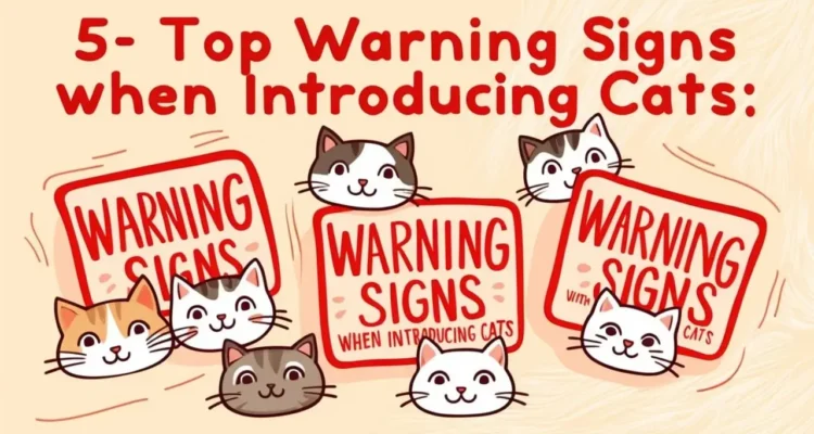 warning signs when introducing cats