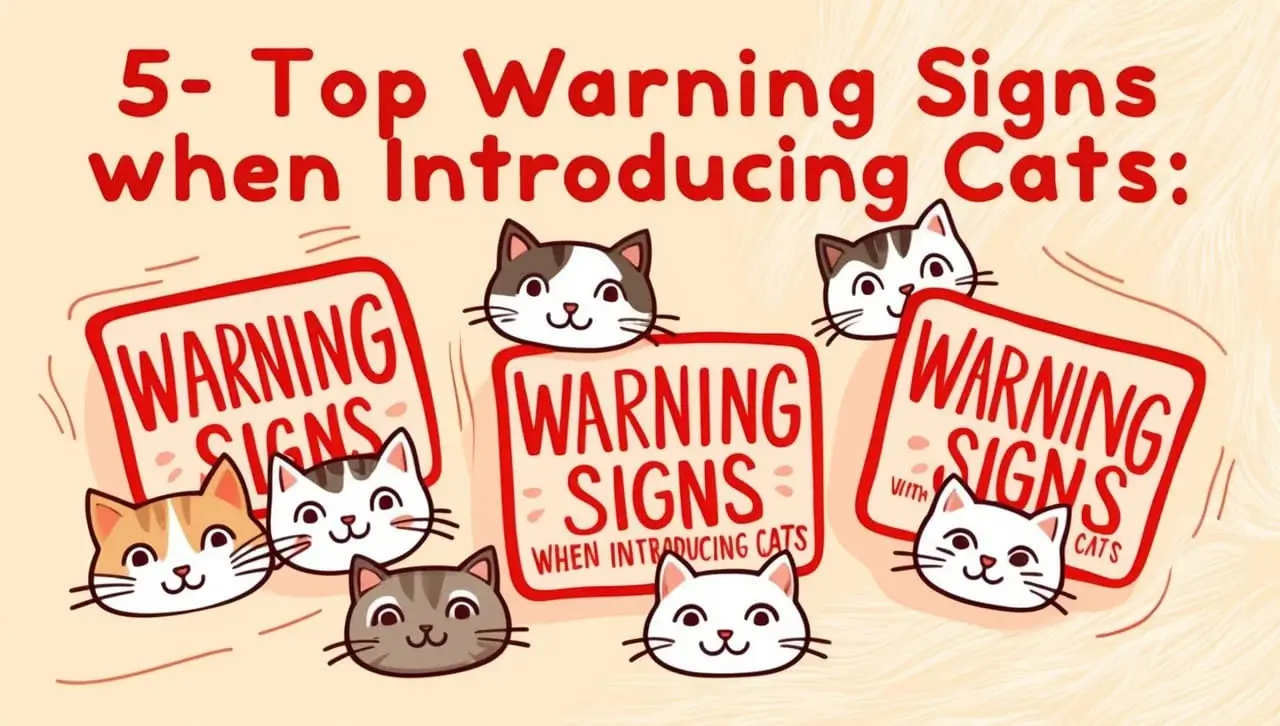 warning signs when introducing cats