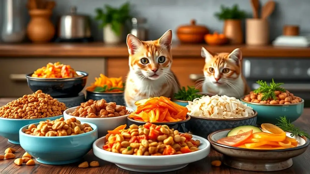 bad ingredients in cat food - comparing commercial cat food types