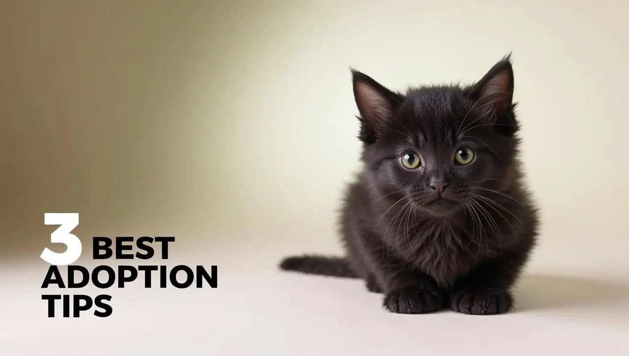 black Maine coon kitten