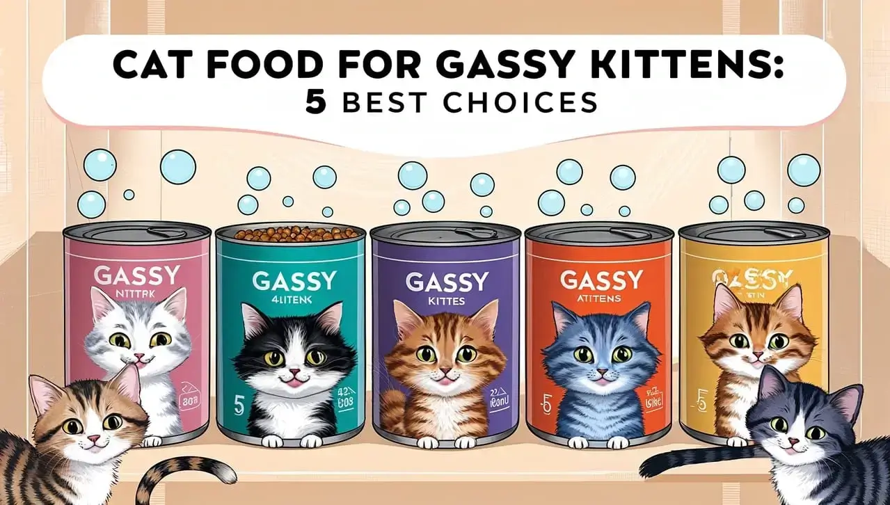 cat food for gassy kittens