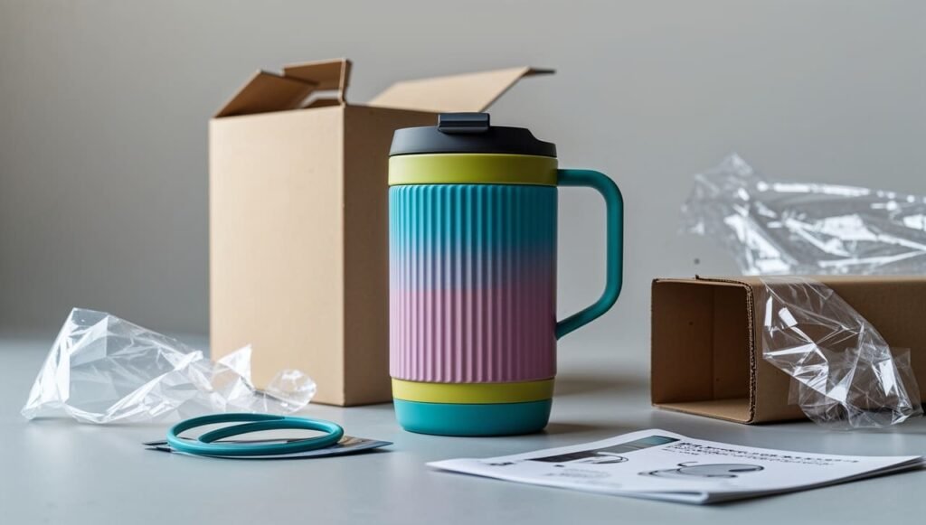 Unboxing travel tea mug