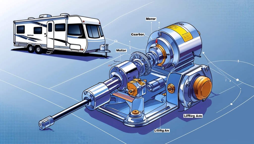 Understanding electric camper jacks and their components