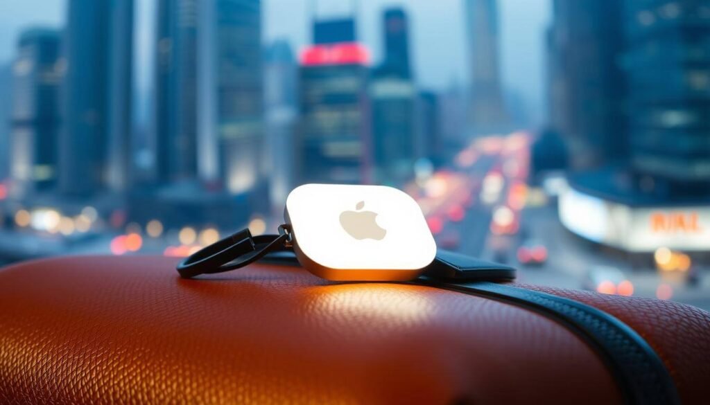Apple AirTag luggage tracking